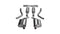 Corsa SPORT SOUND LEVEL 2.5 IN CAT-BACK NO TIPS 2015+ CHALLENGER V6